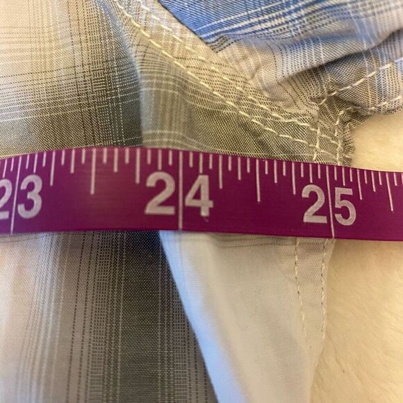 Calvin Klein Plaid Button Down Short Sleeve Shirt Size XXL - Picture 10 of 12